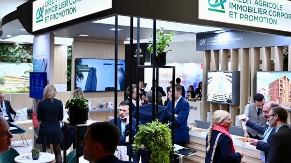 Les équipes du Crédit Agricole Immobilier Corporate et Promotion (CA-ICP) présente au SIMI à Paris (image d'illustration